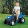 Pedal tractor DOLU RANCHERO, klaxon, blue color