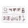 3D puzzle "Tower", crystalline, 24 details, light effect, color mix