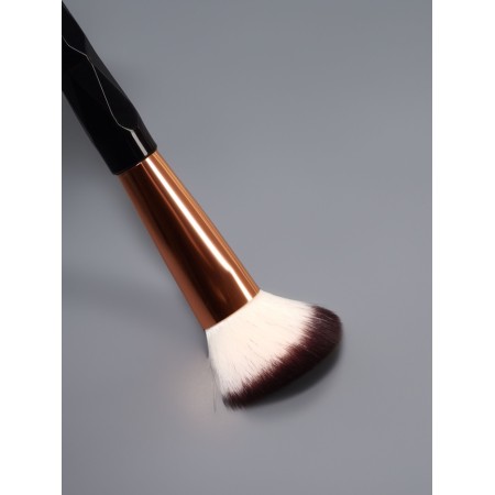 Set of brushes d/makeup 7 pc 20cm nylo/plastic black bag QF-3