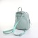 Women's backpack city on a zipper, 4 outer pockets, letizia forzza, mint color