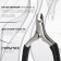 Pedicure nippers "Premium", hidden spring, 11.5 cm, blade length - 6 mm, silver/black color
