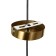 Lamp Bayerlux 2483/1 G9 40W gold 20x20x45-145 cm