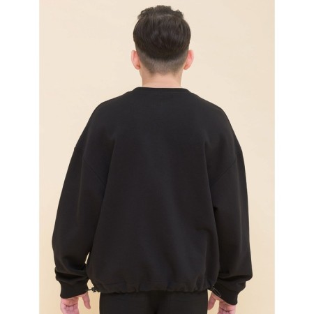 Sweatshirt for boys, height 140 cm, black color-9