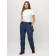 Semi-combinezone ski female, dark blue color, size 52