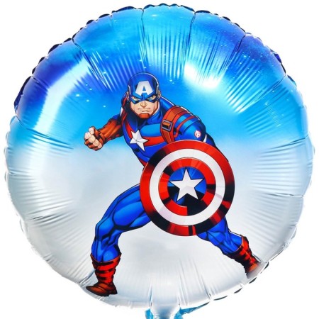 Airy ball "Captain America", 16 inch, foil, avengers-1