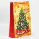Laminated vertical “gold and snowflakes”, l 28 x 38 x 9 cm, New Year