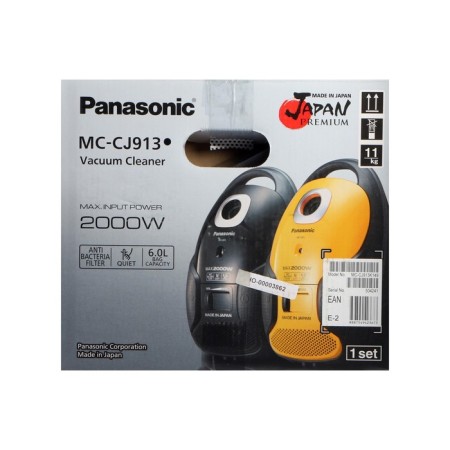 Vacuum cleaner Panasonic MC-CJ913K, bag, 2000 watts, 6 l, cord 5 m, black-17