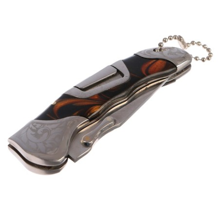 Stinger folding knife with a clip, 165 mm, hilt: stainless steel, wood, gift boxing-2