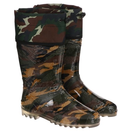 Men's boots S-10RUM, PVC, insulated, camouflage mix, size 40 (255)-11