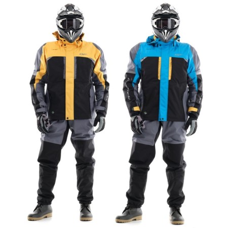 Membrane jacket Dragonfly Quad Pro, male, size l, blue, gray