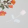 Plastic stickers "Flowers and quotes. Yellow-orange" set 12 pcs 8.5x21.5x0.2 cm