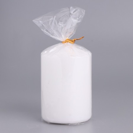 Candle-cylinder, 6x8.5 cm, 180 g, 12 hours, white-2