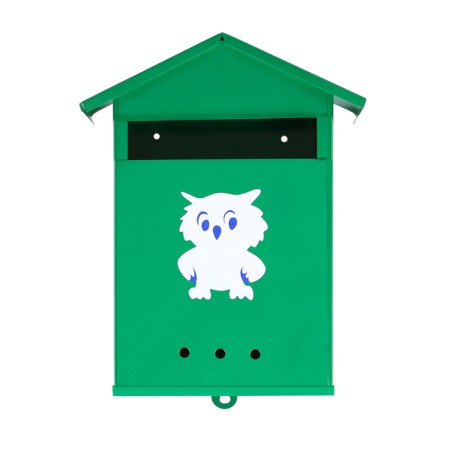 Mail box without a lock (with a loop), vertical, "house", mix-4