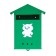 Mail box without a lock (with a loop), vertical, "house", mix