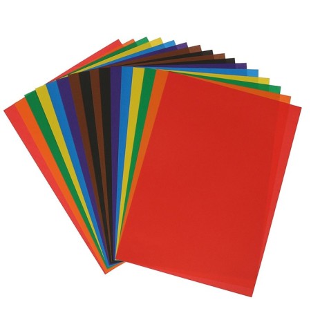 Colored paper A4, 16 sheets 8 colors "Ray", OFSET 70 g/m2-2