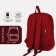 Youth backpack from textiles, 4 pockets, burgundy color