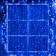 Garland "Curtain" 2 x 3 m, IP65, UMS, dark rubber thread, 760 LED, Blue glow, 220 V