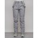 Semi-combinezone Ski Drapeted Feminine, size 48, light-gray color