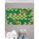 Fire rug in the hallway “Fire Dragons”, size 45x75 cm