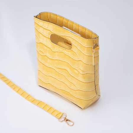 Bag Cross-Bodi on magnet, yellow color-2