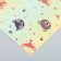 Scrapbooking paper "Forest animals" density 180 g 15.5x17 cm