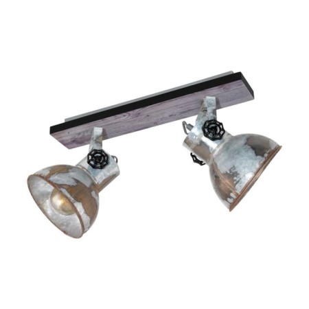 Lamp Barnstaple 2x40W E27, brown, black