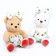 Soft toy "Mishutka in a bandage", color mix