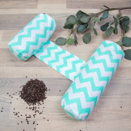 Nature Anatomy position, zigzag print, mint color