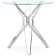 Glass table Roko chrome 80x80x75 cm