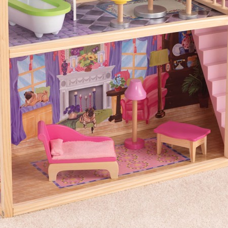 House puppet wooden Kidkraft "Kyla", three -story, with furniture-6