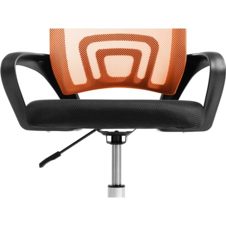 Computer chair Turin black/orange plastic/fabric, black/black 60x55x82 cm-8