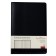 Diary Semi -dated A5, 208 PROFY sheets, reclaid leather, replaced block, gold cut, black