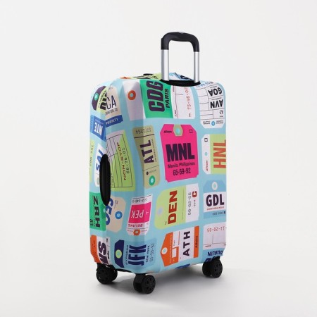 Case for the suitcase 20 ", the color is blue/multi -colored-1