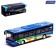 Metal bus "Intercity", inertial, scale 1:43, blue color