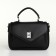 Women's bag on the Textura valve, small size, black color