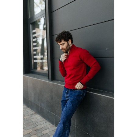 Jumper male ise, size 52, red color-2