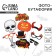 A set of photo boutaphori on Halloween "Happy Halloween", a skeleton, 10 items.