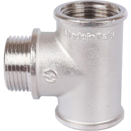 The STOUT SFT-0065-000111, 1 "x 1" x 1 ", internal/external/internal, nickel. Brass-3