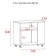 Bruno coffee table on wheels, 700x350x600, wenge