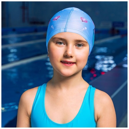 Hat of swimming children's Onlytop "Milot", fabric, girth 46-52 cm-2