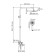 The shower system wasserkraft a177.118.065.087.ch, tropical shower, shower, chrome