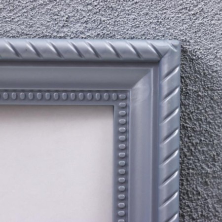 Photo frame plastic L-1 21x30 cm silver. Met. (plastic screen)-1