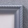 Photo frame plastic L-1 21x30 cm silver. Met. (plastic screen)