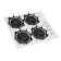 Job GEFEST SG SVN 2230 K11, gas, 4 burners, white