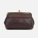 Cosmetic bag, 3 departments, outer pocket, burgundy color