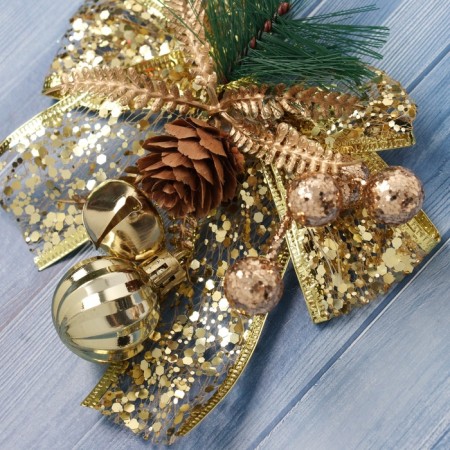 Jewelry "New Year's Style" Bant Glorak, 13x14 cm, gold-2