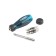 The reverse screwdriver with the extension cord GROSS 11603, ratchet 72 tooth, steel S2, 12 pcs
