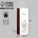 Gift package for a bottle, packaging, "for you", white craft, 13 x 36 x 10 cm