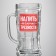 Glass beer glass "pour in the case of sobriety", 500 ml