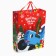 New Year. Gift package, 31x40x11.5 cm, blue tractor